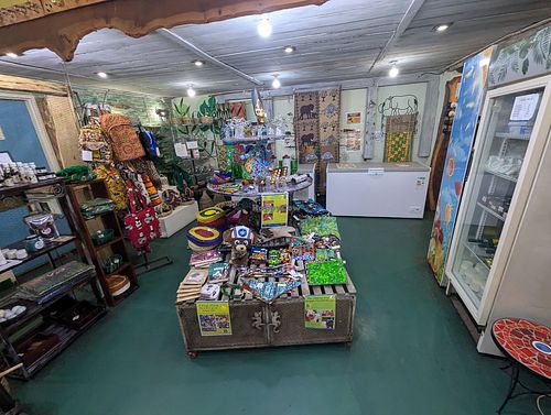 Local shop at Kubu Cafe in Livingstone