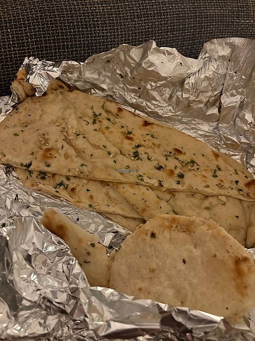 Garlic Naan at Royal Safran in Hessen