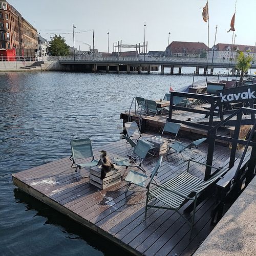 Terrace at Kayak Bar in Copenhagen