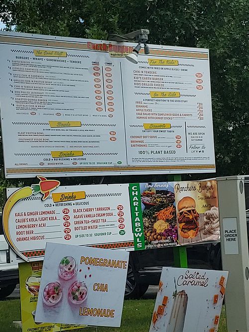 Drive thru at Earth Burger - NW Loop in San Antonio