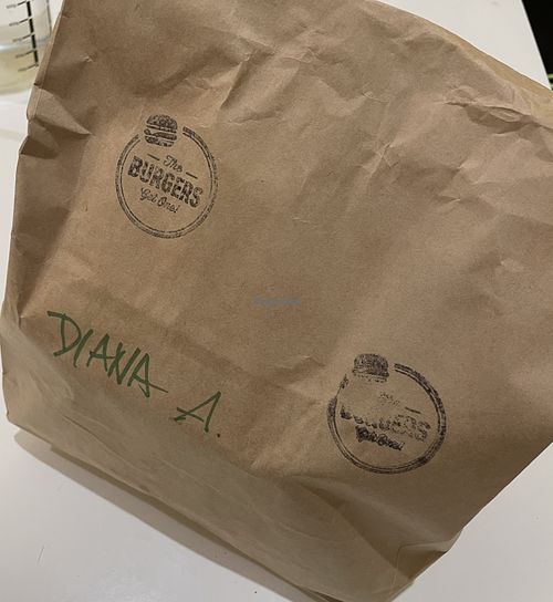 food packaging  at The Burgers in Hlavni Mesto Praha