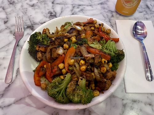 Veggie Grain Bowl (Vegan) with Cilantro Rice  at Fresh Tracks in Lake Placid