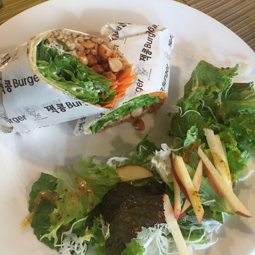 amazing burrito! at Jack and the Beanstalk in Busan