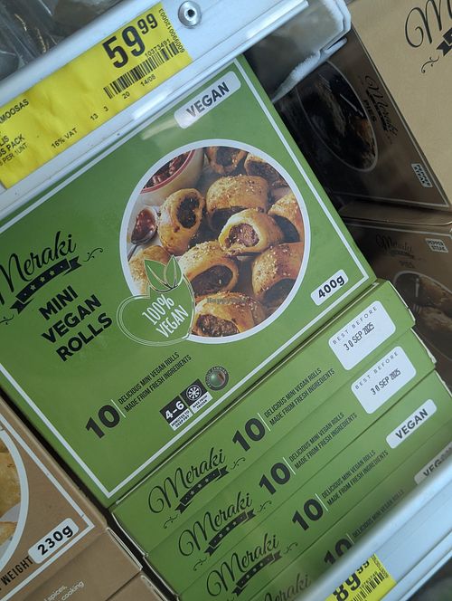 Vegan rolls at Shoprite Mosi o Tunya in Southern Province