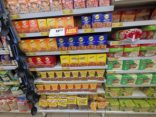 Soy mixes at Shoprite Mosi o Tunya in Southern Province