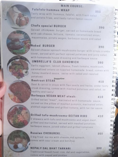  at Umbrella Cafe in Pokhara