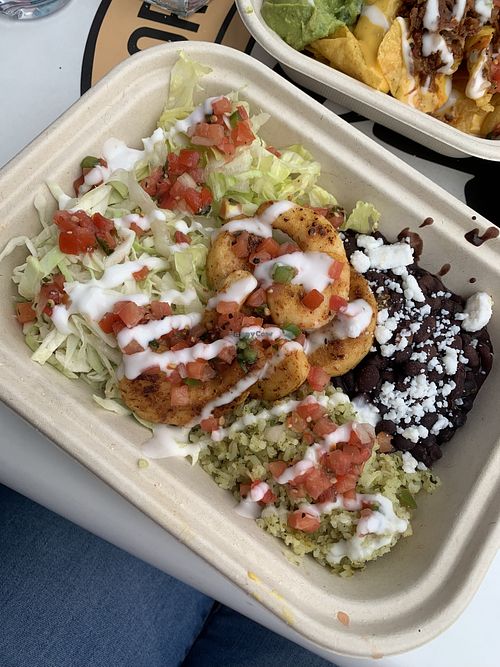 Shrymp bowl  at El Borracho - Ballard in Seattle