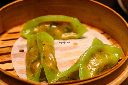 Tofu and Carrot Dumplings at Ping Pong Dim Sum in Dubai