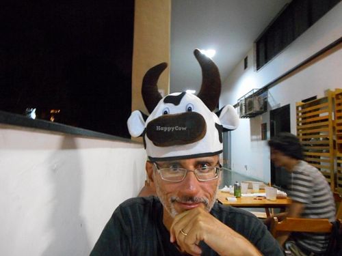 My friends are always in my head but sometimes on my head too! at Faz Bem - Asa Norte in Brasilia