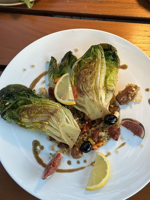 Ofen-Romana auf Perl-Couscous  at Bootshaus  in Bayern