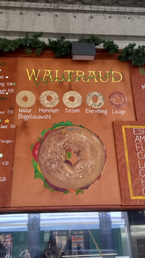 bagel bread options at Waltraud Bagels & Coffee in Bayern