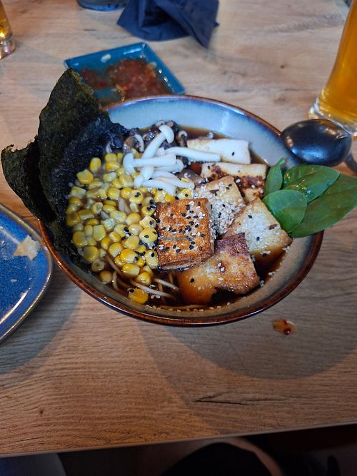 Too salty ramen, impossible to eat at Azja Bowl in Województwo Warmińsko-mazurskie