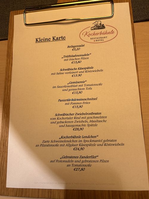   at Gasthof Kocherbähnle in Baden-württemberg