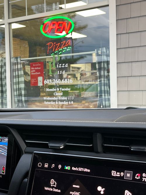 Hours and phone number   at Pizza Lisa in Windham