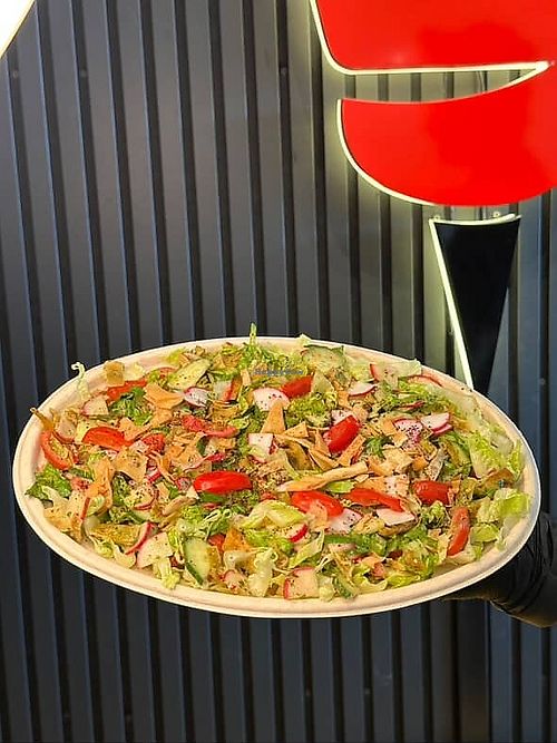 Fatoush Salad at Signature Cafe in Bloomington