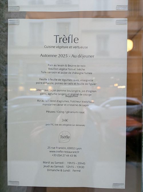 Lunch at Trèfle in Lyon