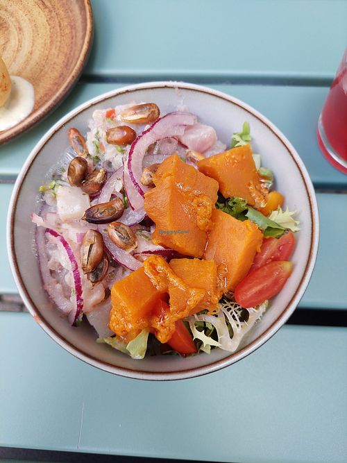 Ceviche at Restaurant Equilibrio in Région Wallonne