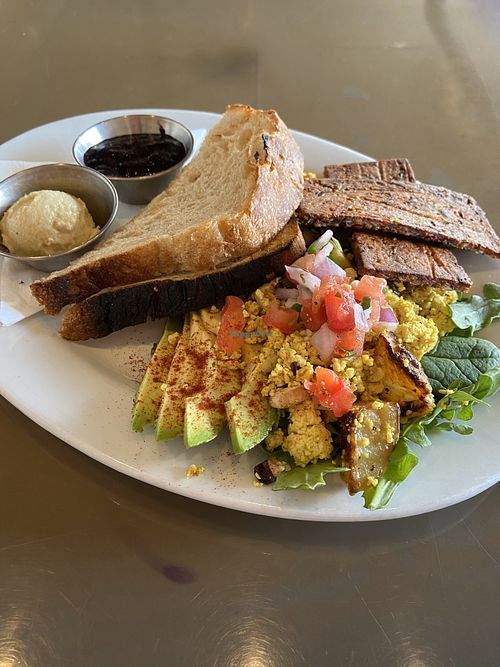 Twinster’s vegan plate  at Chimera Cafe in Tulsa