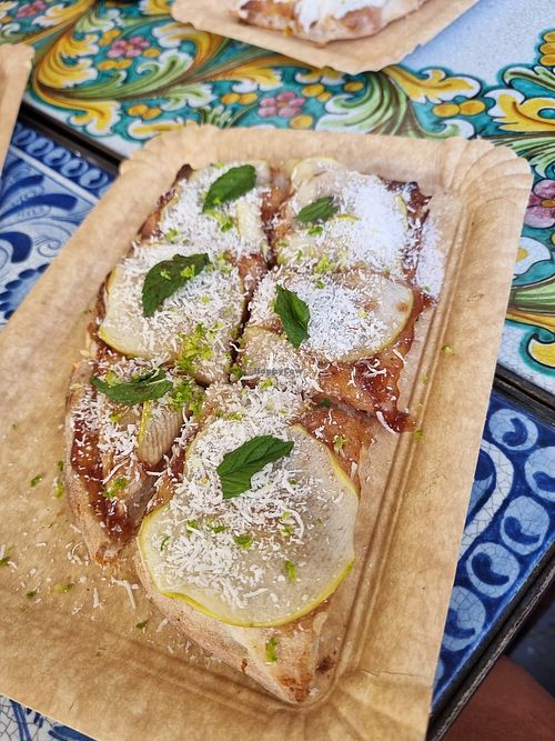 Sweet Pinsè at Pinsé / traditional street food in Sicilia