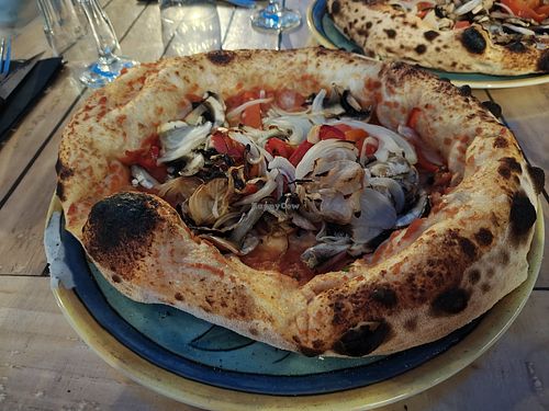 Pizza Vegetale at Pizza du Bastion ( Haute Ville ) in Corse
