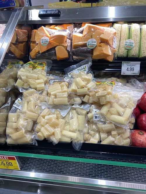 Sugar Cane - So Much Pre-Packaged Fruit and Veggies for Soups and Quick Meals  at Vallarta Supermarkets in Modesto