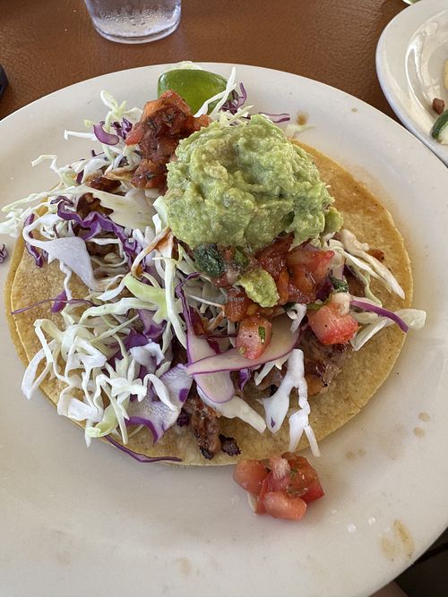 Vegan Beyond Meat Taco  at Cantina Mayahuel in San Diego