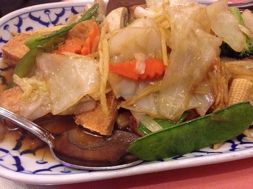 ginger tofu at Thai Taste in Loganville