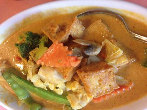yellow curry at Thai Taste in Loganville