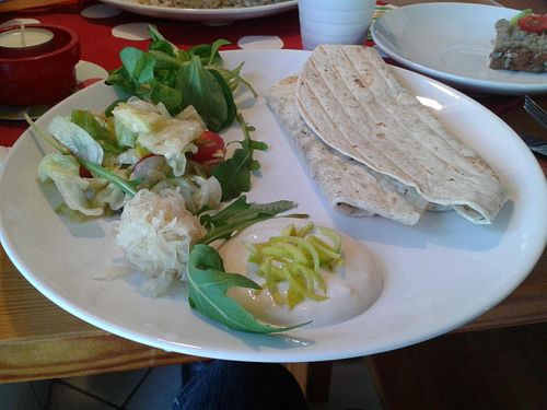 Delicious meal at Krmelec Vrsky in Prague