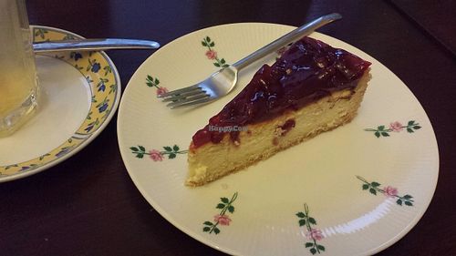 Cheesecake at Cafe Schnurrke in Cologne