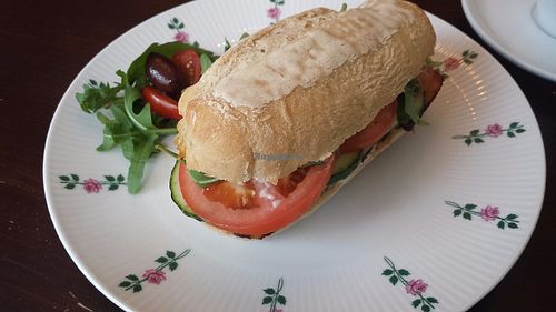 Smoked Tofu Sandwich at Cafe Schnurrke in Cologne