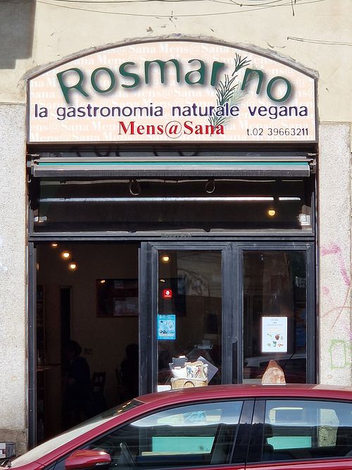 Facade at Rosmarino Gastronomia Naturale e Vegana in Lombardia