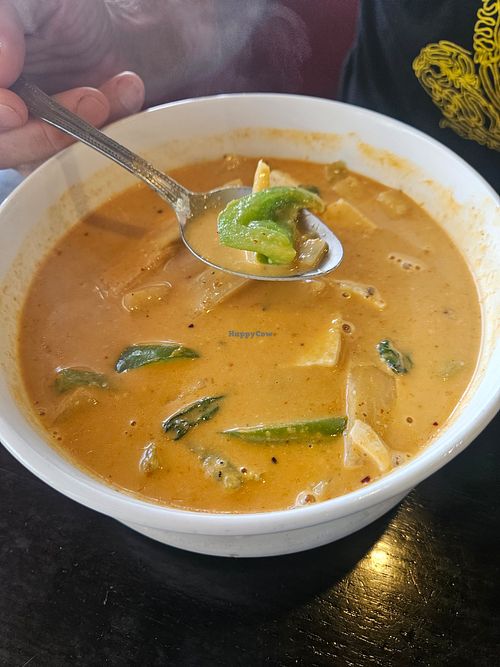 Red curry with tofu at Thai Kitchen in Idaho Falls
