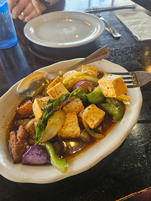 Eggplant lover's at Thai Kitchen in Idaho Falls