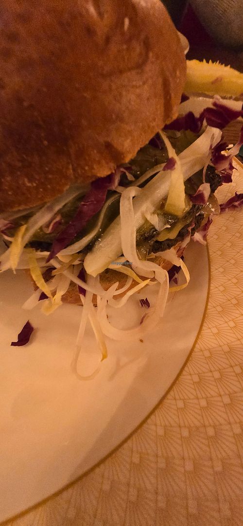 Smash burger at Cosy Club in Nottingham