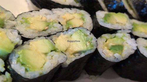 Avocado rolls at Sushiya in Fleming Island