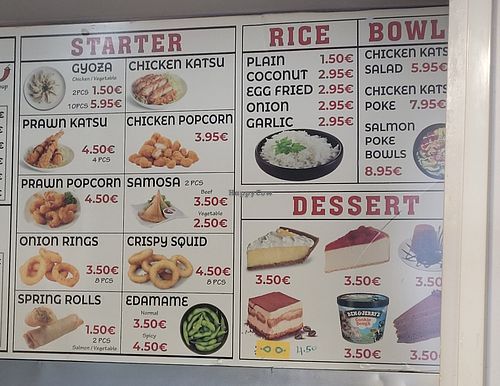 Samosas and springrolls... rice... at Lemongrass Kitchen in Lisbon