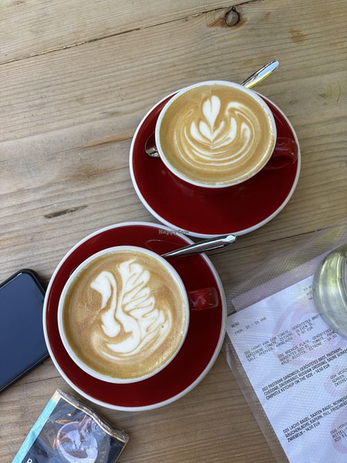 Oat milk cappuccino   at erste liebe in Nordrhein-westfalen