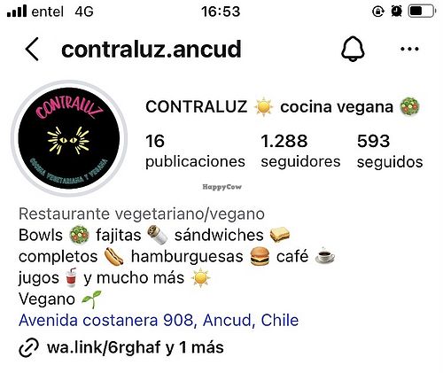 Comida vegana para llevar o servir   at Contraluz cocina vegana in Ancud