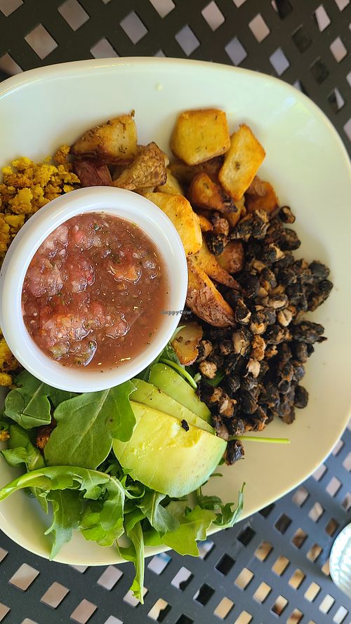 Breakfast Bowl with tofu scramble and home fries at Magnolia Cafe Beaufort  in Beaufort