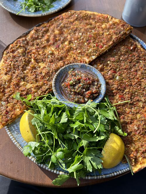 Lahmacun   at Vegan Taş Fırın in Ankara