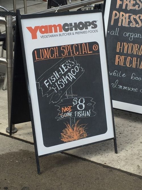 Daily special at Yam Chops in Toronto