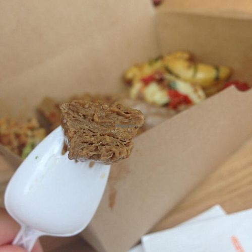 Mongolian 'beef' at Yam Chops in Toronto