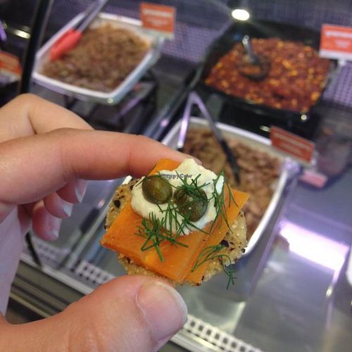 carrot lox  at Yam Chops in Toronto