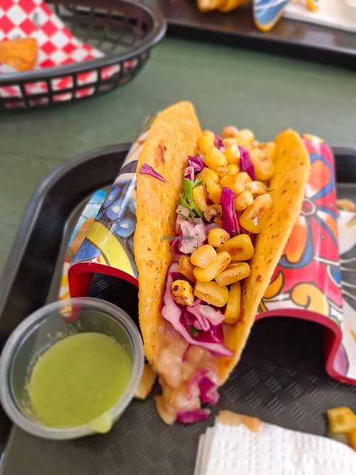 Veggie taco at Guacamollli in Deep River