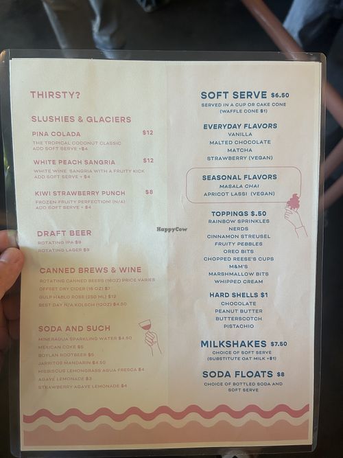 Menu (5/24/26)   at Milk Drunk in Seattle