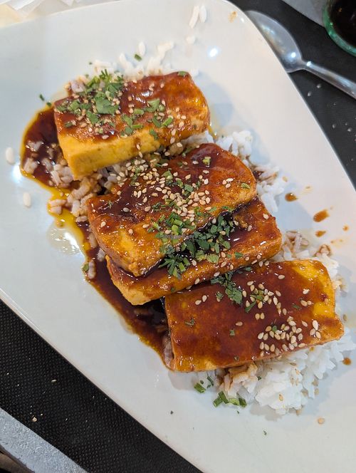 Korean tofu at La Margui in Barcelona