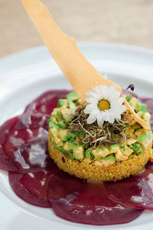 vegan avocado tatar at Prélude in Luzern