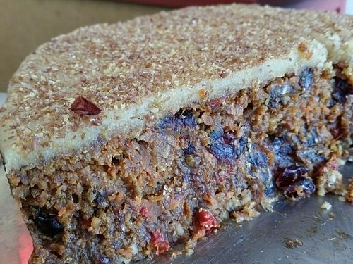 raw carrot cake at La Valle in North London