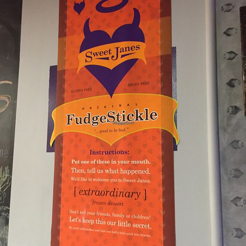 Banner at Sweet Jane's Frozen Desserts in Astoria